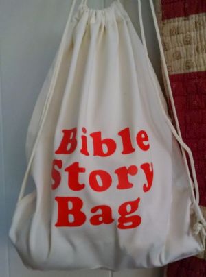 Orange Bible Story Bag