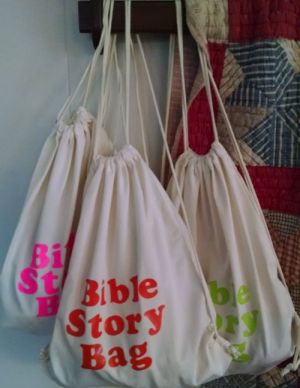 All three Bible story bags