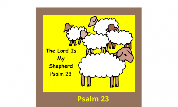 Psalm 23 Memory Booklet