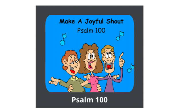 Psalm 100 Memory Booklet