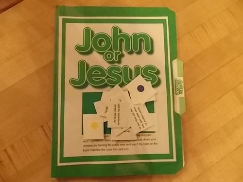 John or Jesus File Folder Game