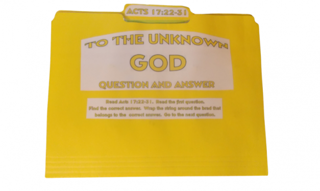 To The Unknown God Question And Answer