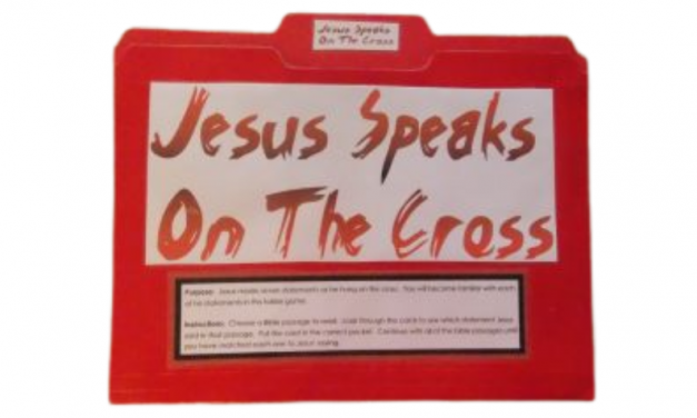 Jesus Speaks On The Cross