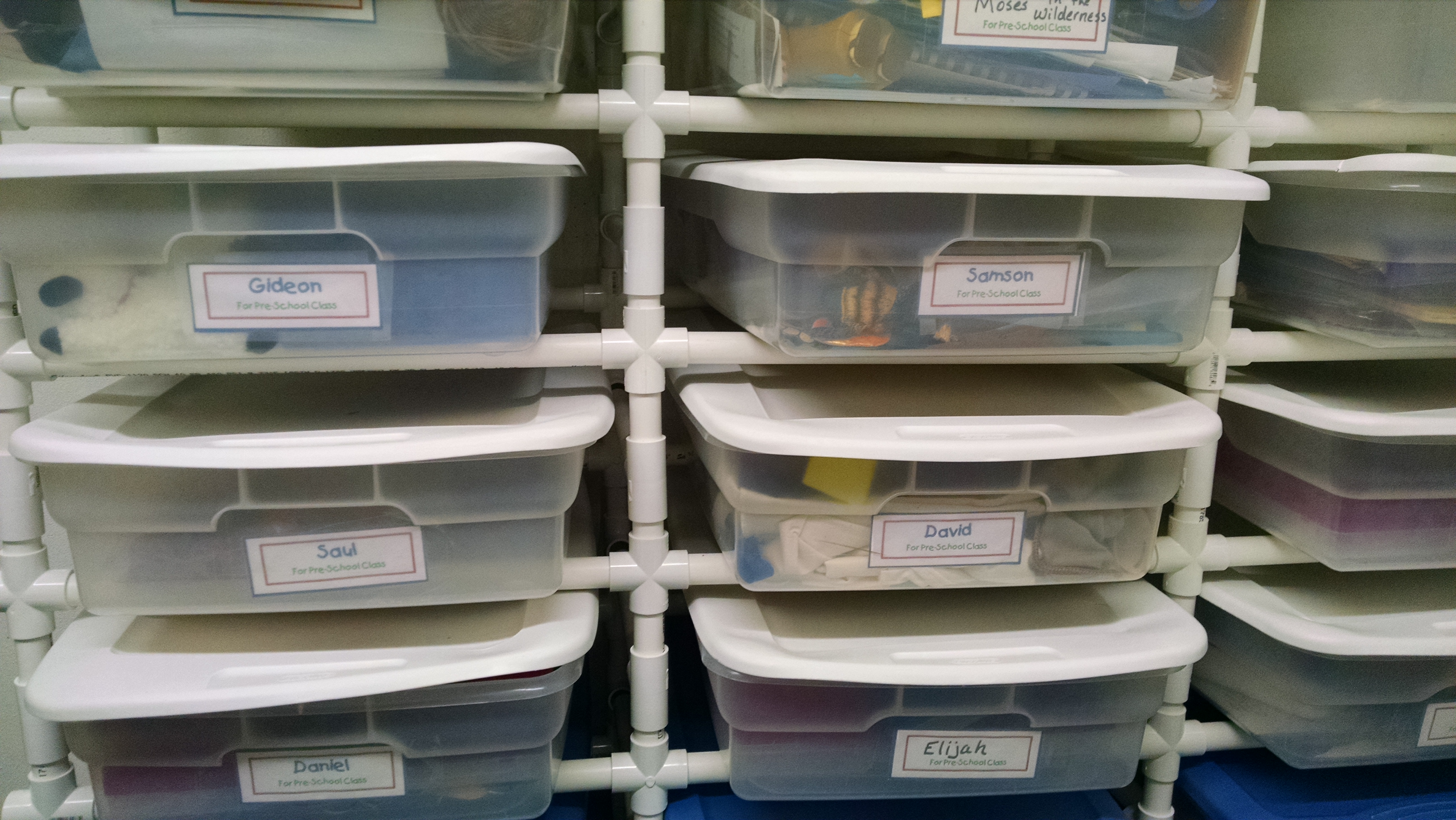 Storage box labels