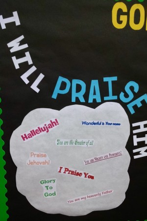 Prayer Bulletin Board